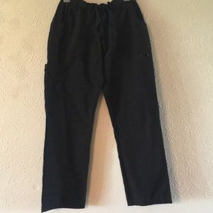 Black scrub pants